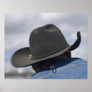Poster Tucson, Arizona. Casquettes Cowboy en usage à