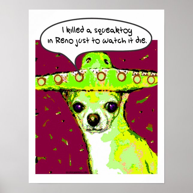 Poster Tueur Chihuahua (Devant)