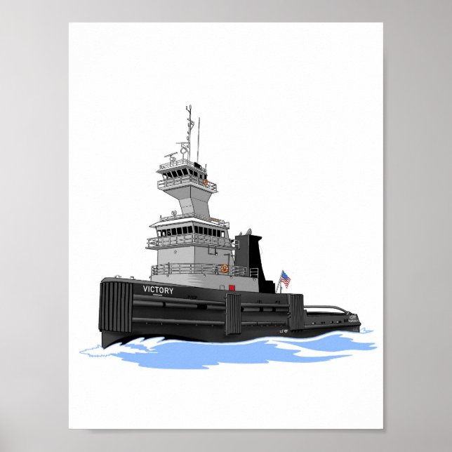 Poster Tug des Grands Lacs Configuration originale (Devant)