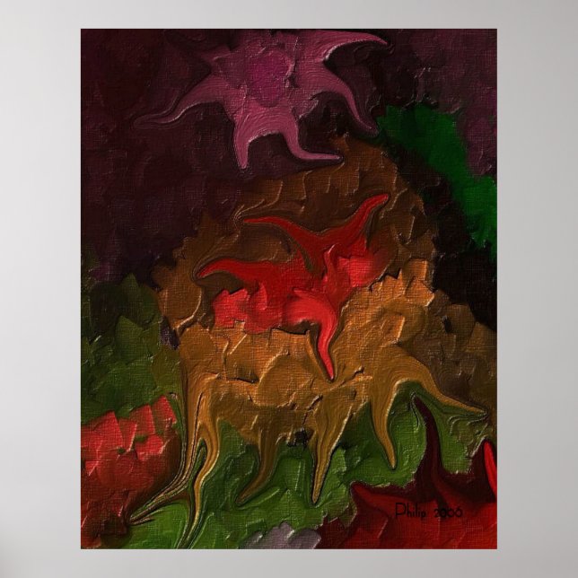 Poster Tuile Florista 1 - 8 x 10 (Devant)