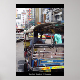 Poster Tuk Tuk Bangkok