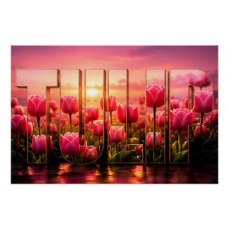 Poster Tulip Luxury Botanical Floral Decor