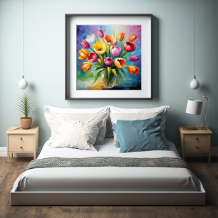 Poster Tulip Radiance arrangement floral