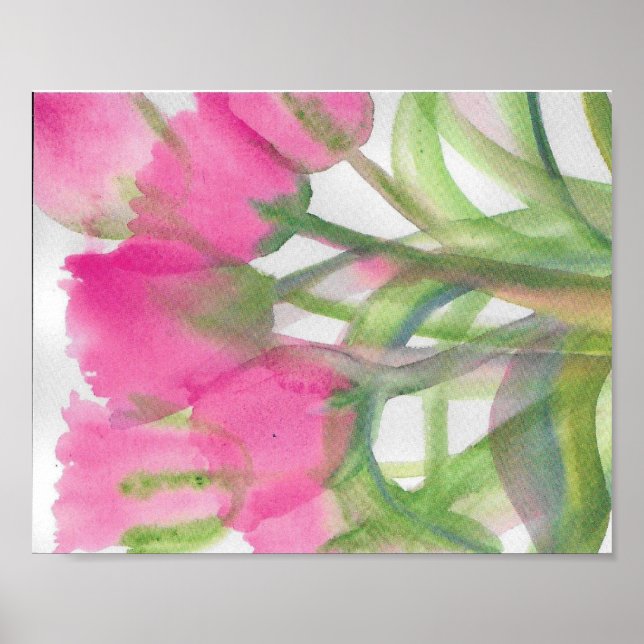 POSTER TULIP ROSE (Devant)