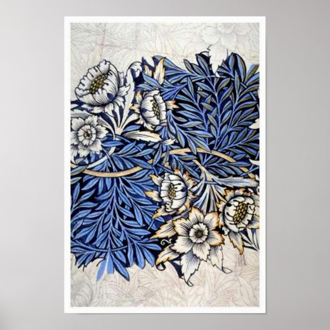 Poster "Tulip & Willow" de William Morris - Imprimer (Devant)
