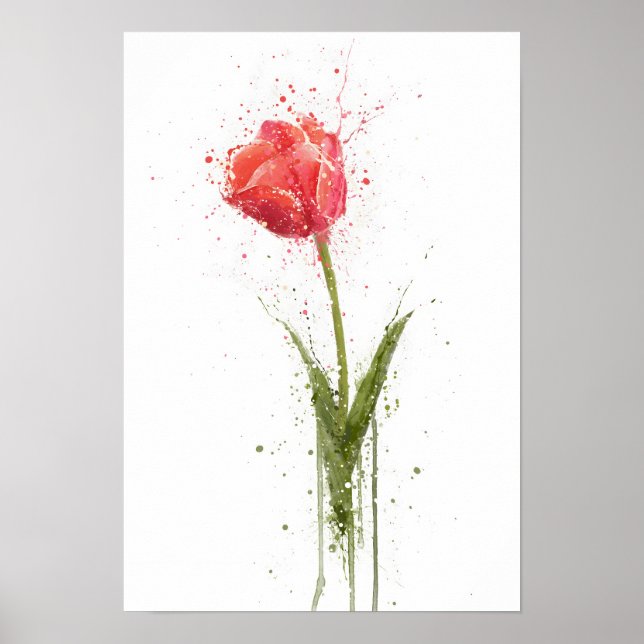 Poster Tulipe (Devant)