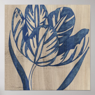 Poster Tulipe d'indigo