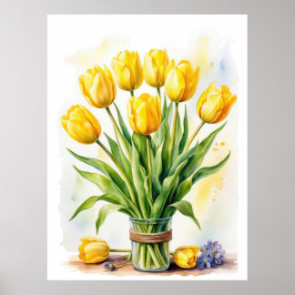 Poster Tulipes