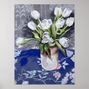 Poster Tulipes blanches 1994