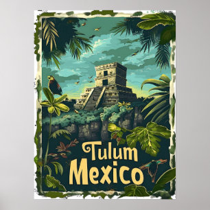 Poster Tulum Jungle
