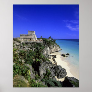 Poster Tulum, Mexique