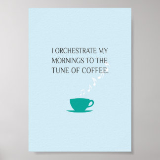 Poster Tune de café imprimé 5 en x 7 po