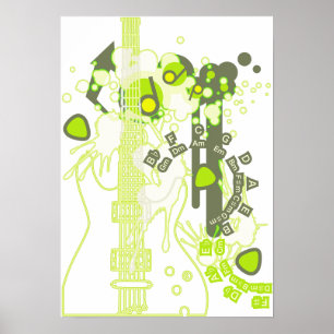 POSTER TUNES GUITAR-POP