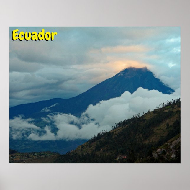 Poster Tungurahua, Équateur (Devant)