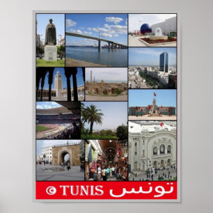 Poster Tunisie - Mosaïque - Tunisie -