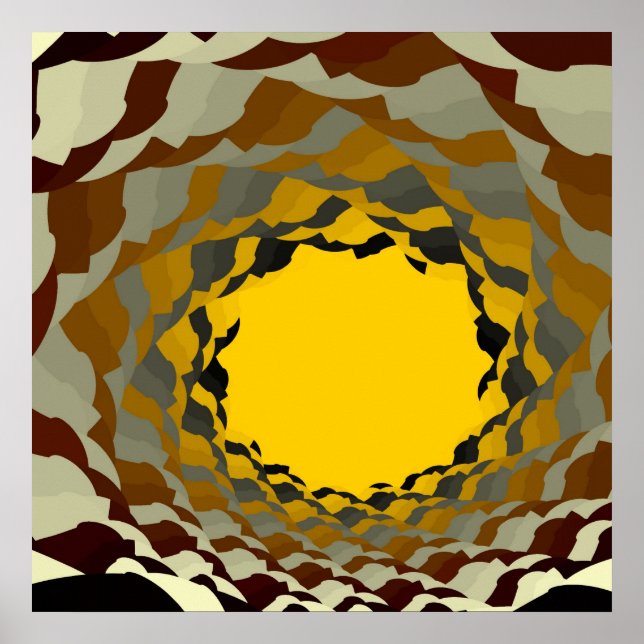 Poster Tunnel de lumière (Devant)