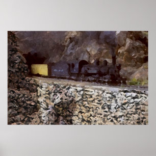 Poster Tunnel de montagne