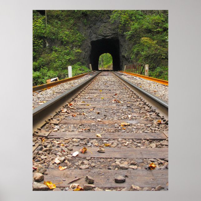 Poster Tunnel du train (Devant)
