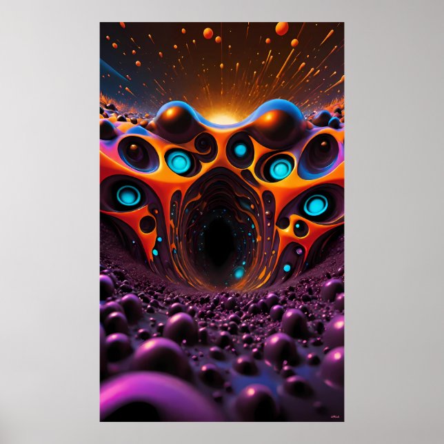 Poster Tunnel éternel à demain - Ken Gage Art (Devant)