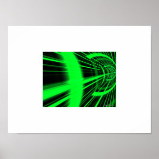 Poster Tunnel vert