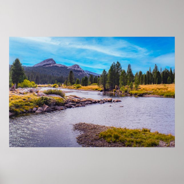 Poster Tuolumne Meadow & Tuolumne Creek (Devant)
