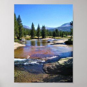 Poster Tuolumne River à Tuolumne Meadows, Yosemite, CA