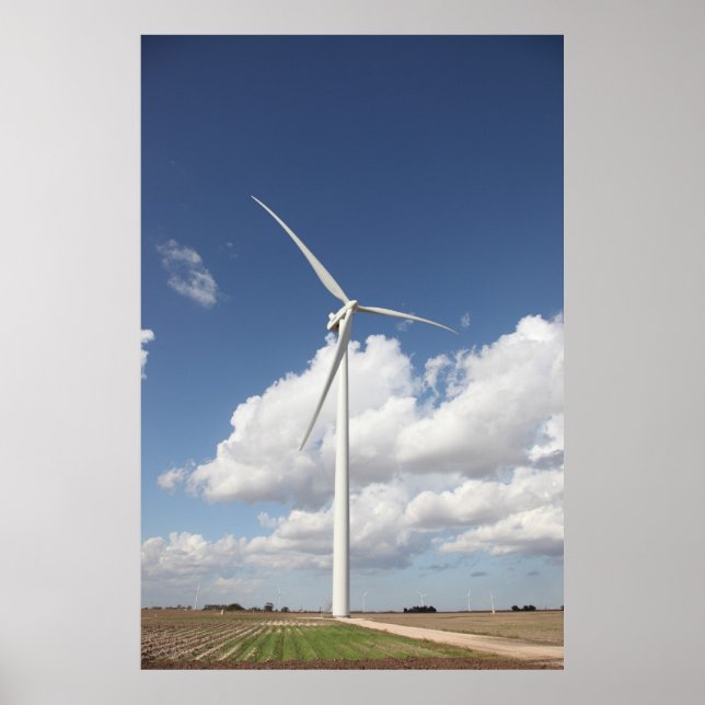 Poster Turbine éolienne (Devant)