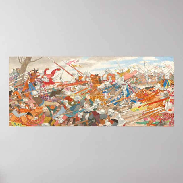 Poster Turbulence des conflits - Boutet de Monvel Art (Devant)