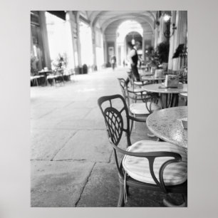 Poster Turin Italie, Café et Arche