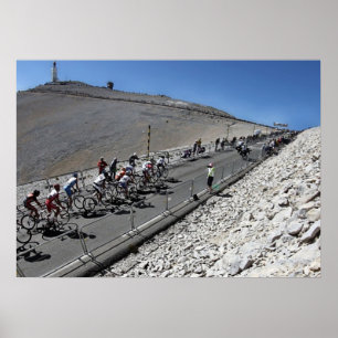 Poster turn of France Ventoux top