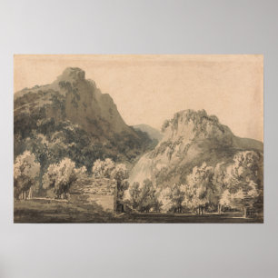 Poster Turner - Cascade De Lodore Cumberland