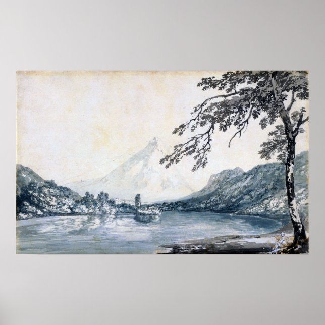 Poster Turner - En Aar Entre Unterseen Et Brienz Lake (Devant)