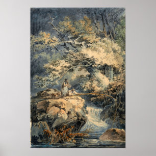 Poster Turner - Pêcheur à la ligne