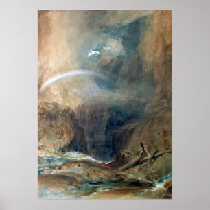 Poster Turner - Pont du Diable, col du Saint-Gothard