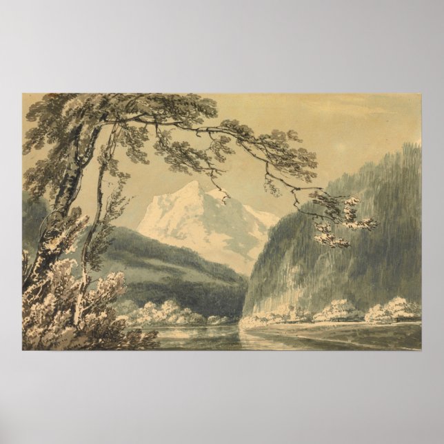 Poster Turner - Près de Grindelwald (Devant)