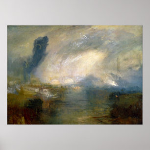 Poster Turner - Tamise au-dessus du pont de Waterloo