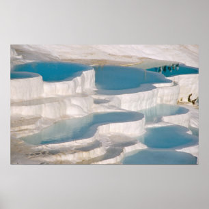 Poster Turquie, Château de Coton de Pamukkale).