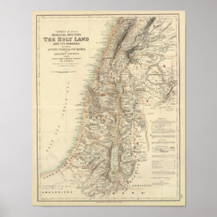 Poster Turquie et Asie Régions bibliques