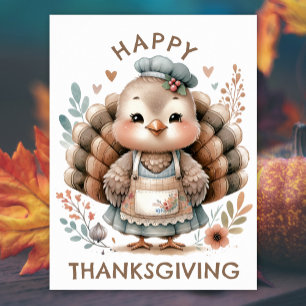Poster Turquie Fête de Thanksgiving