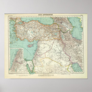 Poster Turquie, Irak, Asie