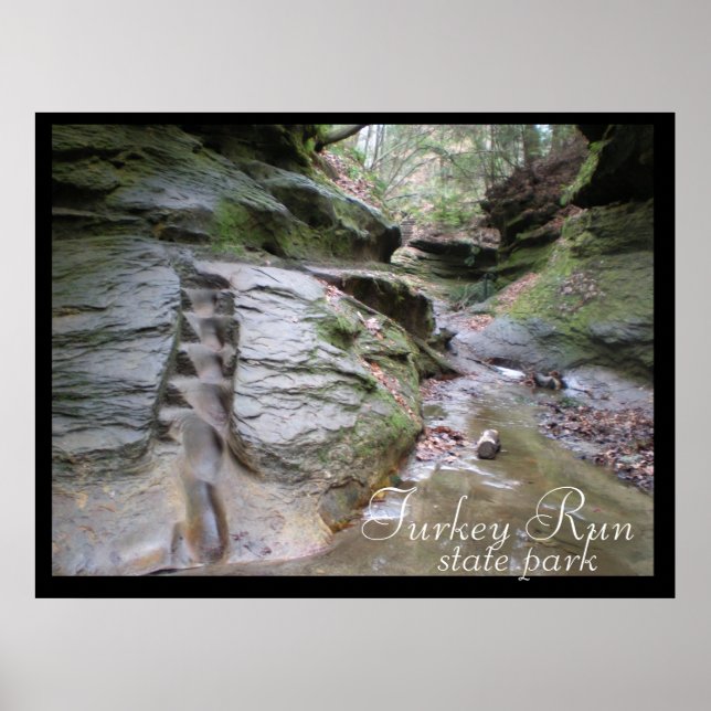 Poster Turquie Run State Park Eroded Stairs (Devant)