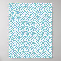 Turquoise du Motif Abstrait
