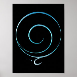 Poster Turquoise Gratitude