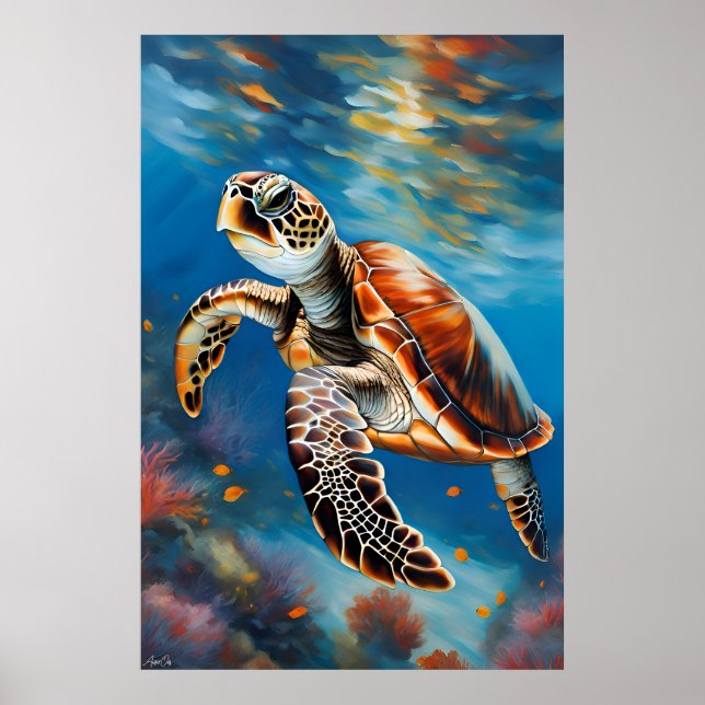 Poster | Turtle | Art (Front)