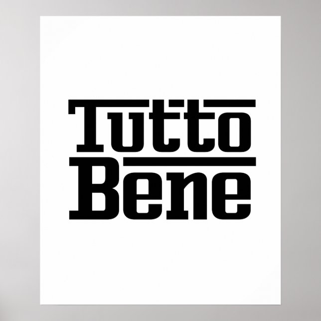 Poster Tutto Bene (Devant)