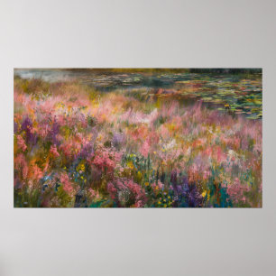 Poster *~* TV2 Ethérée Fleurs Sauvages Pond Lys Pads 16:9