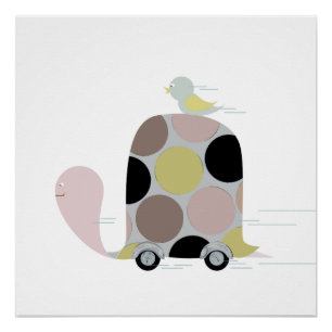 Poster Tweeter sur une tortue
