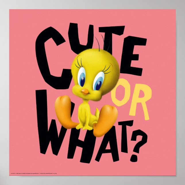 Poster TWEETY™ - Mignonne Ou Quoi ? (Devant)