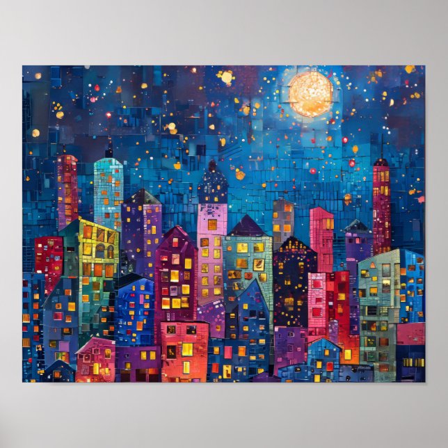 Poster Twilight Mosaic : spectre urbain (Devant)