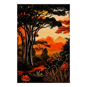 Poster Twilight Tropical